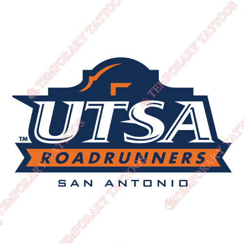 Texas SA Roadrunners Customize Temporary Tattoos Stickers NO.6529
